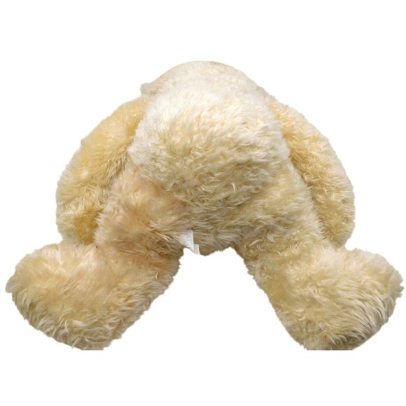 Vintage Caltoy Large 24" Cream Teddy Bear Plush Brown Bow - Picture 5 of 6